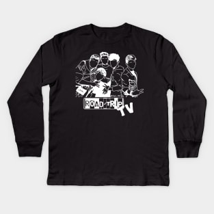 RoadtripTV Band Roadtrip Boyband Fanart Merch Design Kids Long Sleeve T-Shirt